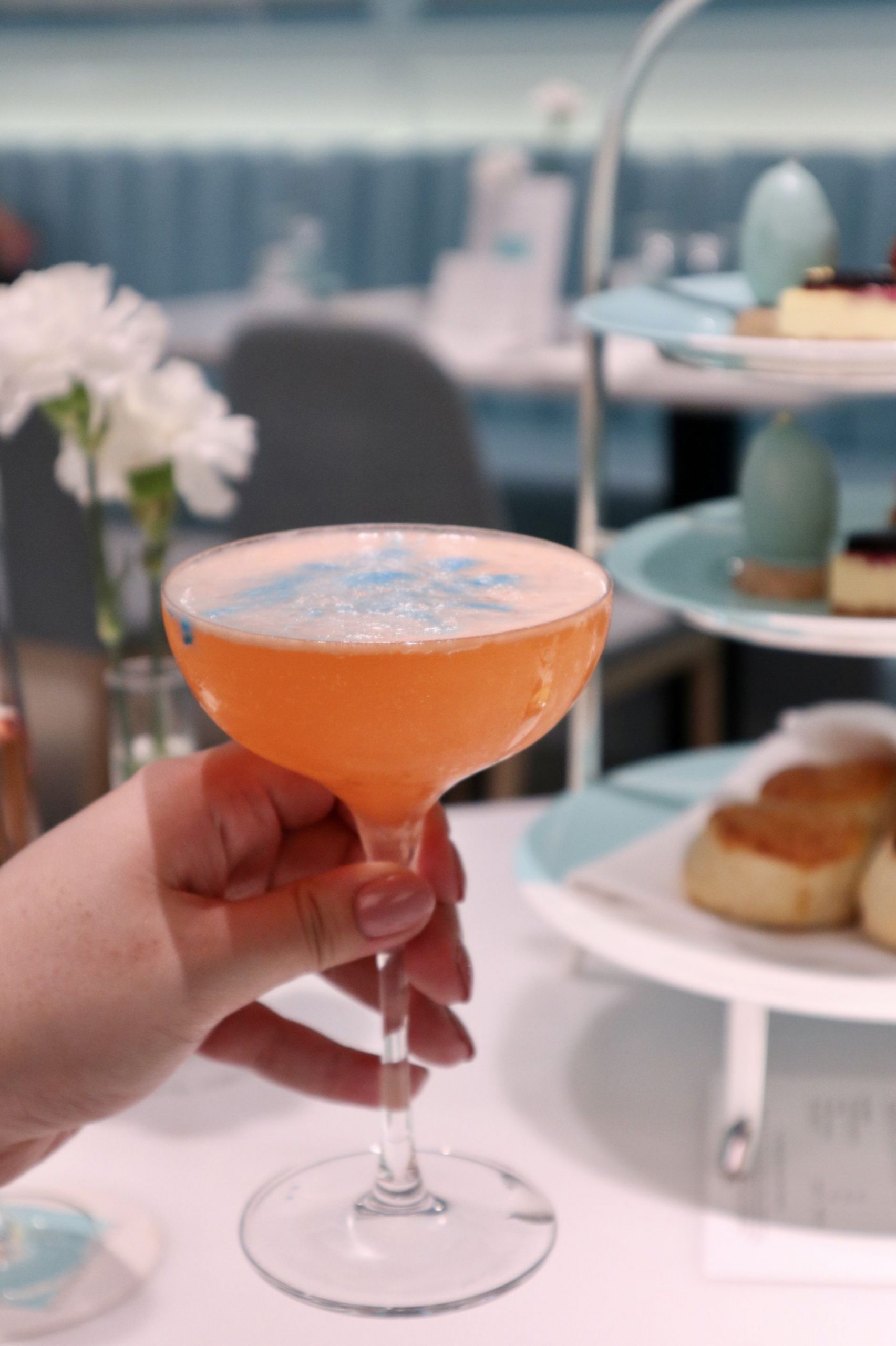 TIFFANY AFTERNOON TEA THE TIFFANY BLUE BOX CAFE AT HARRODS Dancing